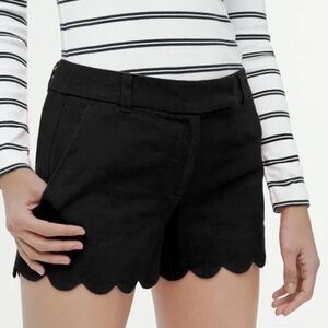J.Crew Scalloped Linen Shorts